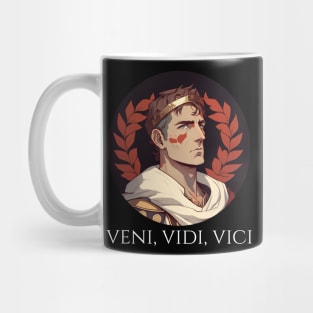 Veni Vidi Vici - Julius Caesar In Anime Style Mug